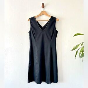 The Limited Black V-neck Dress